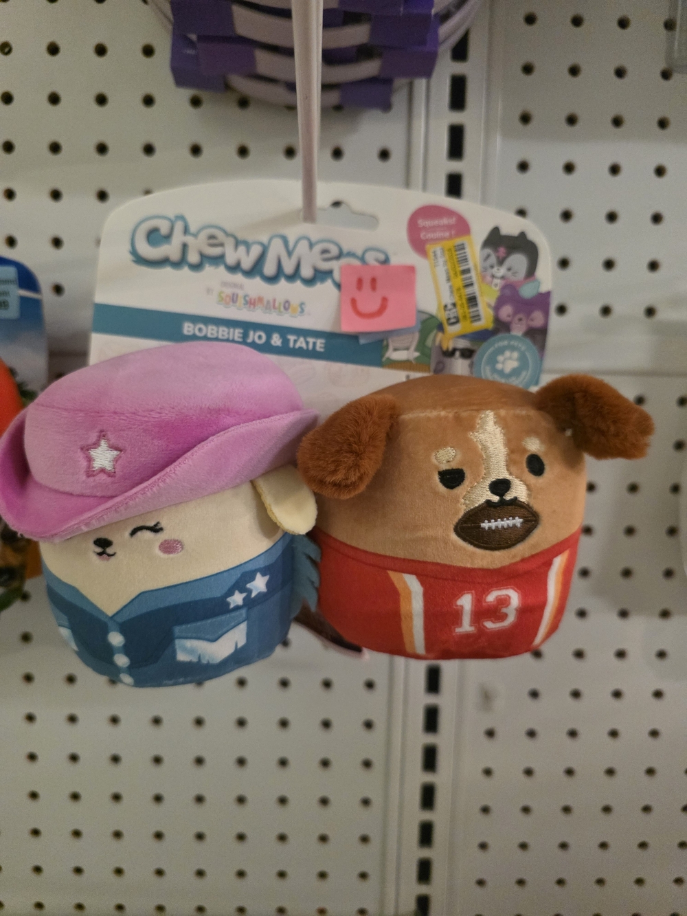 Bobbie Jo & Tate Plush Toy Set - Pink & Brown